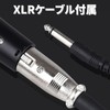 Fujirec Dynamic Microphone XLR Phone Cable Vocal Wired Hand Mic