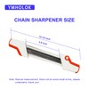Ymholok Efficient Design 2-in-1 4.8mm Easy File Chainsaw Chain Sharpener
