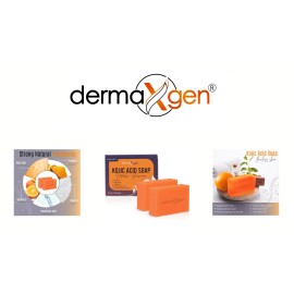 Dermaxgen Kojic Acid Soap Arbutin Glutathione Skin Whitening Soap with Vitamin C - 140 GMS - 10 SOAP