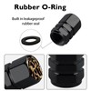 Tire Valve Stem Caps Leopard Car Accessories 4-Pack-Aluminum Alloy Rust-Proof