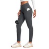 Heathyoga Fleece Lined Leggings with Pockets for Women Thermal Leggings
