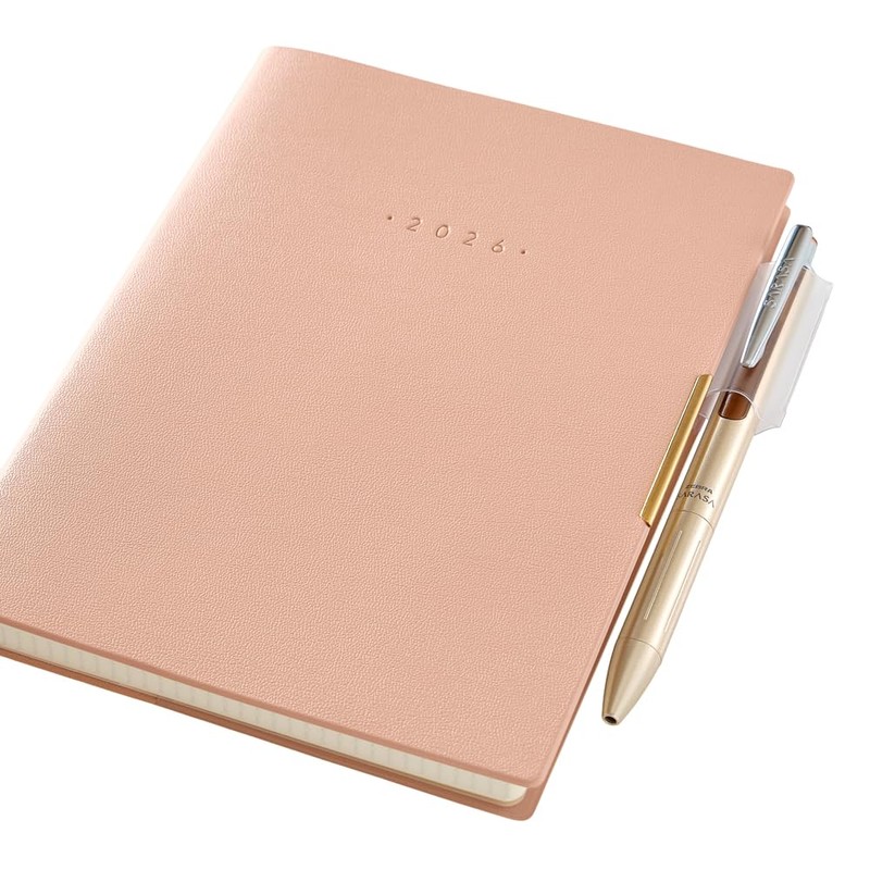 Noritsu NOLTY 2026 B6 Weekly ECRI Plus Memo, Pink, 2319