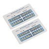 10 Sheets Teeth Brackets Mini Roth Bracket 0.022in 3 Hooks