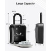 Puroma Lock Box Combination Key Lock Box, Wall-Mounted Portable Storage