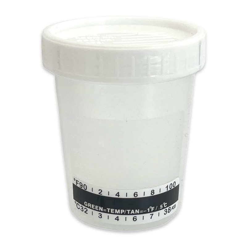 One Step Urine Temperature Test Strips, 10 x Stick on