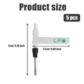 5pcs BSR Needle Stylus, Double-sided Record Player Needle Replacement Record Player Stylus Turntable Stylus for BSR ST-16 ST-17