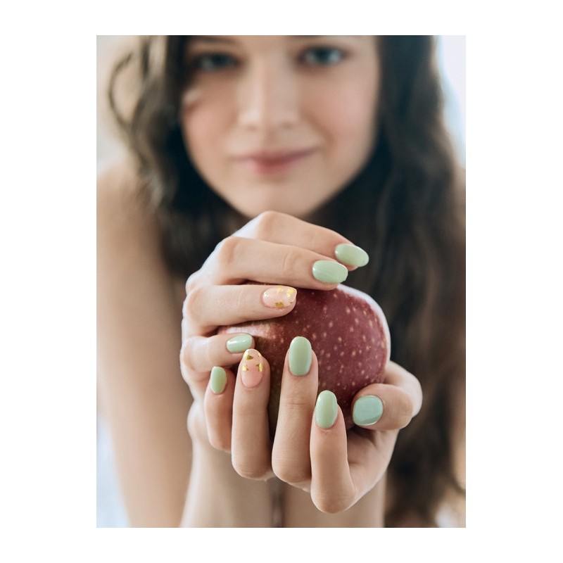 Green Gold Latte Gel Nail / 그린골드라떼 젤네일