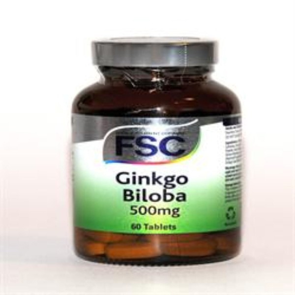 FSC 500mg Ginkgo Biloba 60 Tablets