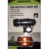 LED BICYCLE LIGHT SET 5 LED FRONT/5 LED BACK LIGHTS