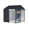 Dog Kennel Fully Enclosed Cover，Full Coverage Kennel Cover Made of