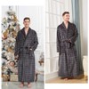 FG FEAYIGUDIM Men's Fleece Plush Bathrobe Full Length Big and
