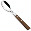 (Tramontana) Table Spoons 12-pack - Natural Wood Handle - Traditional