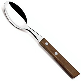 (Tramontana) Table Spoons 12-pack - Natural Wood Handle - Traditional / (트라몬타나)테이블 스푼 12p포장 -천연나무 손잡이 -Traditional