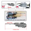 Ignition Switch Lock Cylinder w/ 2 Keys Compatible with Honda