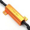 BEAMTECH H13 Fog Light Bulb Load Resistor, 50W Canbus Adapter