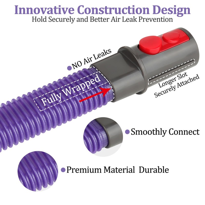 Dryer Vent Lint Removal Tool Vacuum Attachments Hose for Dyson