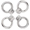 PAGOW 4 Pieces Stainless Steel 316 Lifting Eye Nut, 1/4"