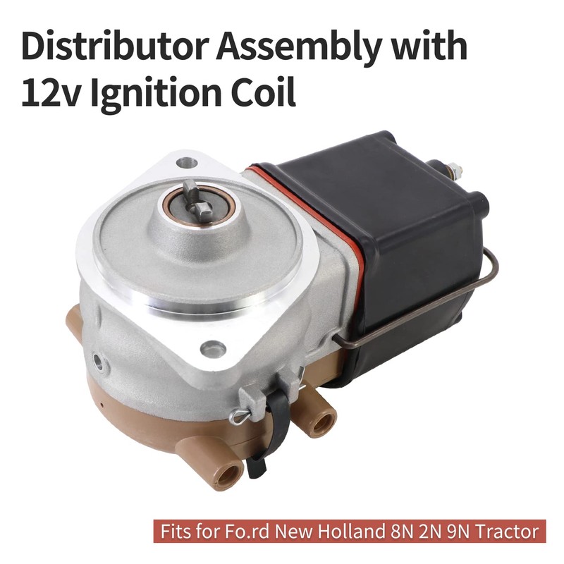 KIPA Distributor Assembly with 12V Ignition Coil for Ford New