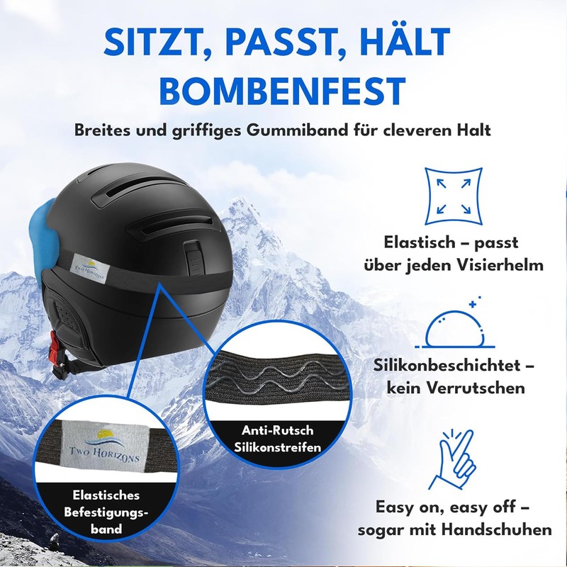 Two Horizons Ski Helmet Visor Protection | Visor Protection for