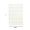 FSSTUD 200 Sheets A7 Blank Lined Paper Refills Small Binder