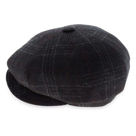 Belfry Newsboy Gatsby Men's Women's Soft Tweed Wool Cap in 8 Colors (Small, BrandonBlue)
