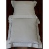 Aude Home Tablecloth White Cotton Hemstitch 85 x 85 cm