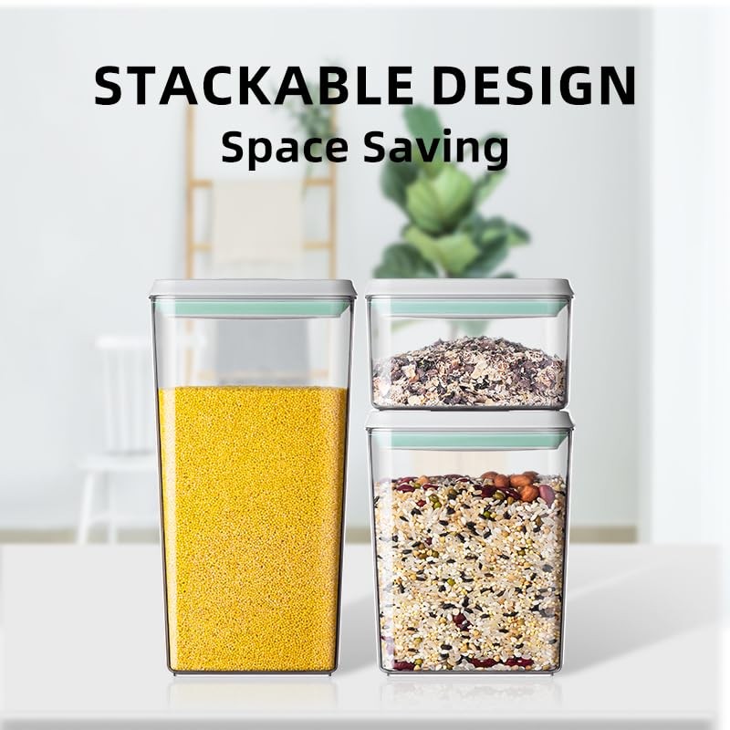 Food Storage Containers with Lids Airtight- 3Pcs BPA-Free Kitchen and