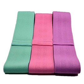 Resistance Bands ValueMed Specialists in Diagnostic Healthcare Home Exercise Resistance Hip Bands (3 Set Pack) Light, Medium & Heavy Woven. Ideal Home Gym, Yoga, Sports Physio