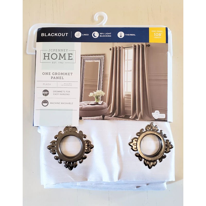 JCPenney Home One Grommet Panel Plaza Blackout 50 x 108