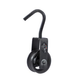 KATSU Tools Pulley Wheel 75mm with Swivel Hook Gin Wheel Scaffolding Hand Wheel Rope Pulley Block Lifting Crane 182120