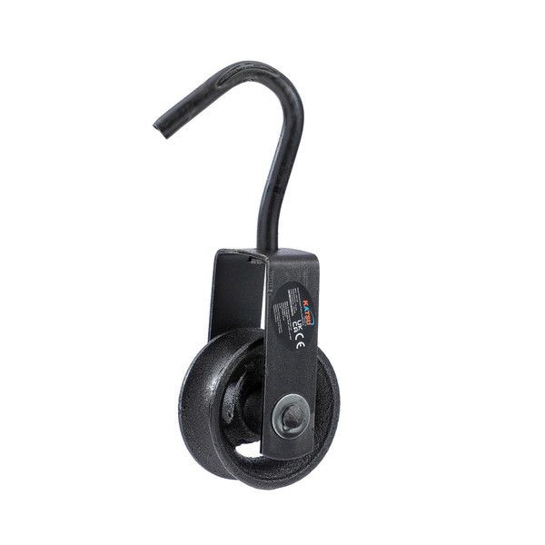KATSU Tools Pulley Wheel 75mm with Swivel Hook Gin Wheel