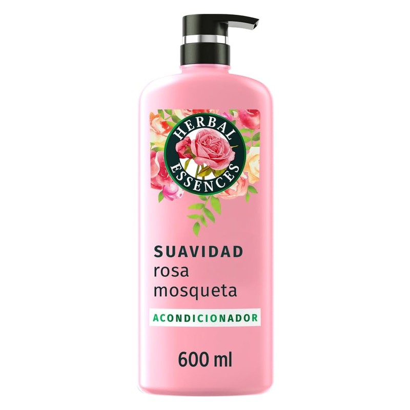 Herbal Essences Acondicionador Suavidad Rosa Mosqueta 600 ml