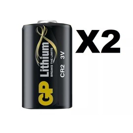 Grey Pneumatic 2 x GP CR2 Lithium Battery Photo DL-CR2 3V Batteries For Camera Flashlight Toy