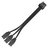 CERRXIAN 1FT ATX3.0 12VHPWR to 3x 8Pin Power Cable,PCI-e 5.0
