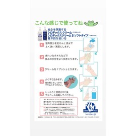 (13.5 fl oz (400 ml) x 2 Bottles: Commercial Rough Prevention Cream Kerodex Cream S, Soft Type, 13.5 fl oz (400 ml) x 2 Bottles (4958089000205-2)