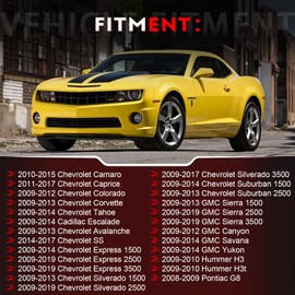 12642655 Engine Valve Cover Set Compatible With Chevy Silverado V8