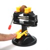 Mini Bench Vise with Rubber Suction Base, Table Vise Clamp