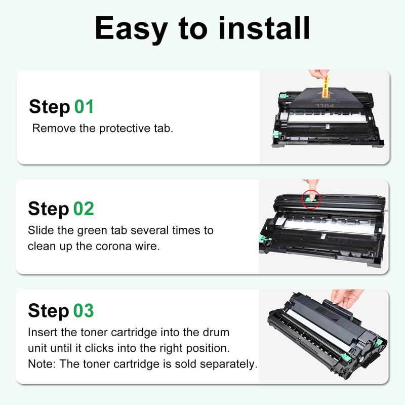SAILNER Compatible DR730 Drum Unit for Brother DR730, 2 Pack