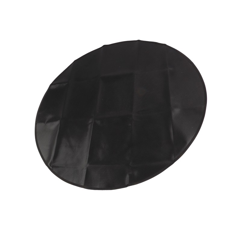 Under Grill Mat Fireproof Waterproof Double Sided Portable Round Barbecue