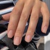 24 Piezas de Uñas Postizas a Presión, Uñas Falsas Cuadradas