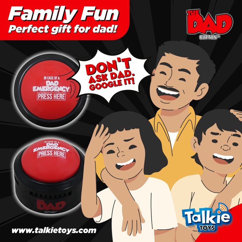 Talkie Toys Products The Dad Button – Funny Talking Button