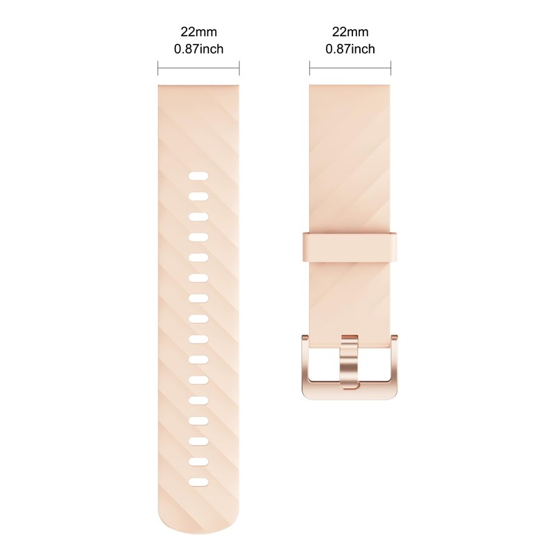 [Dakofied] Smart Watch Replacement Band Strap 22mm (Pink)