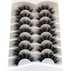 Pooplunch Pooplunch False Eyelashes Faux Mink Lashes Fluffy Long 8D