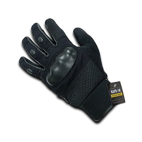 Rapdom Tactical Pro Tactical Gloves, Black, X-Small