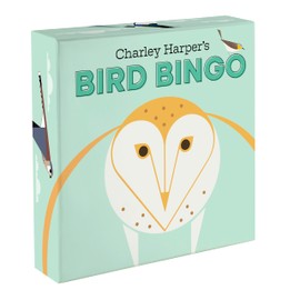 Pomegranate Charley Harper’s Bird Bingo Game for Adults and Families 2-8 Players