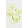 Zafferano Perle Small Bowl Set of 4, Apple Green, One