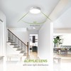 ASD 9 Inch LED Flush Mount Ceiling Light with Emergency
