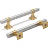 Lepatape 10 Pack 5 Inch Cabinet Pulls Brushed Nickel and