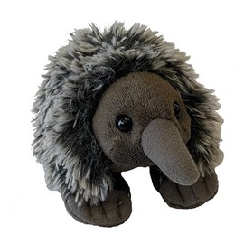 Wild Republic Pocketkins Eco Echidna, Stuffed Animal, 5 Inches, Plush Toy, Made from Recycled Materials, Eco Friendly
