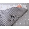 BotoBaby ★ Double Layer Baby Blanket with Name and Date